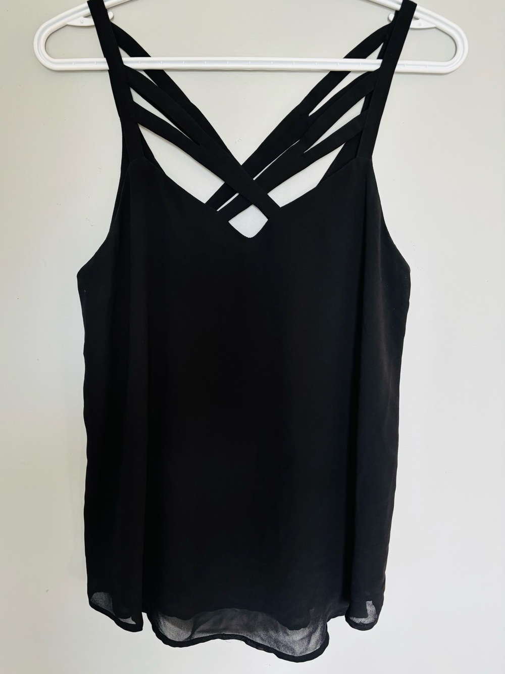 Kismet Black Strappy V-Neck Camisole